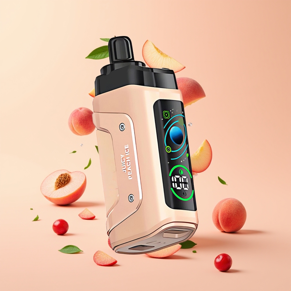 Razz Bar 45000 Puffs Adjustable Airflow Eldobható Vape Ízletes Őszibarack Jég Nagykereskedés Magyarország