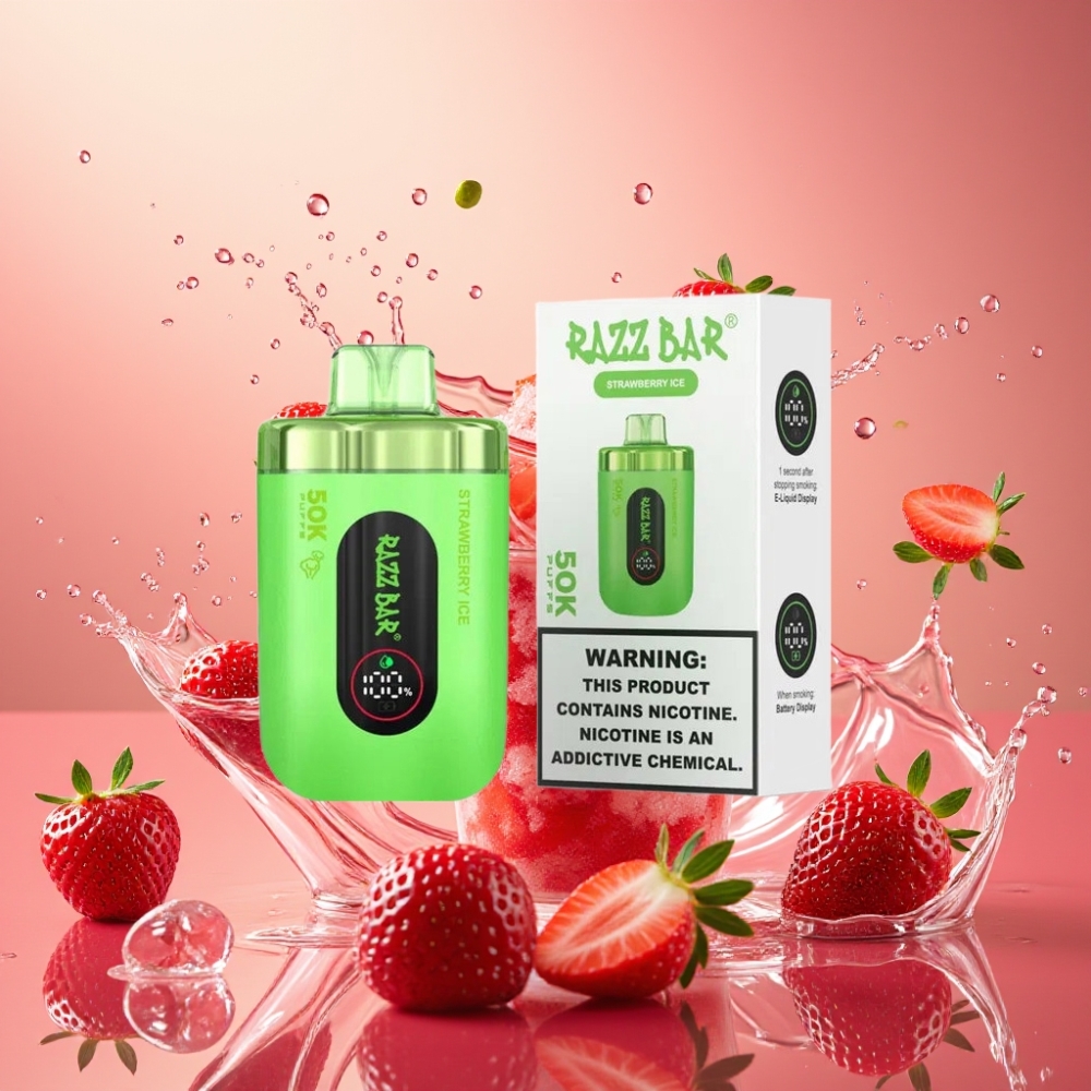 Razz Bar 50K Puff Type-C Nagykereskedés Magyarország Eperjég Eldobható Vape