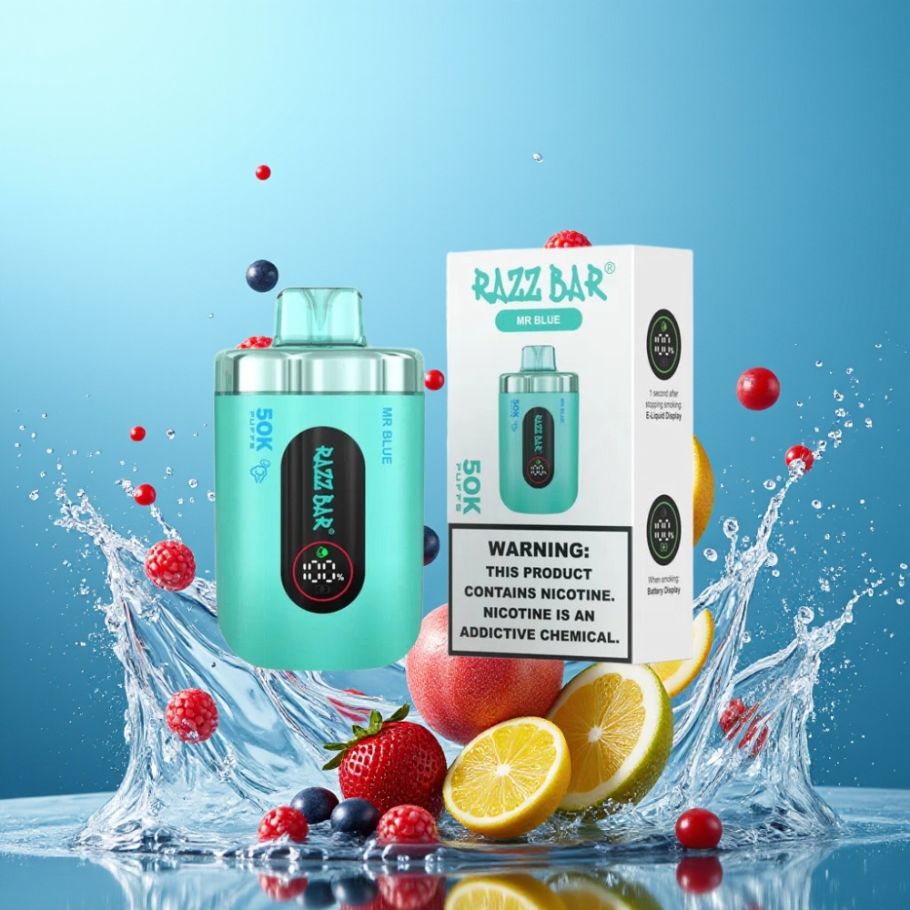 Razz Bar 50K Puffs 650 Mah Nagykereskedés Magyarország Kék Úr