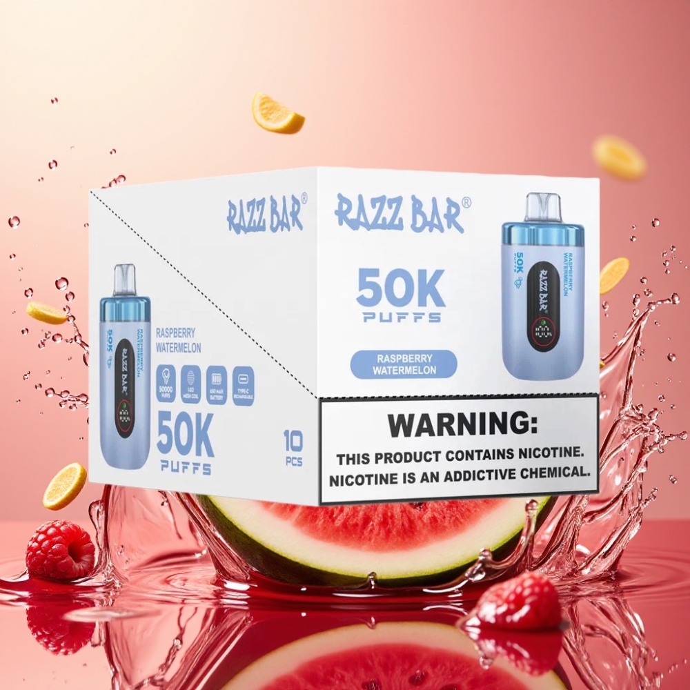Razz Bar 50K Puffs Type-C Málna Görögdinnye Nagykereskedés Magyarország
