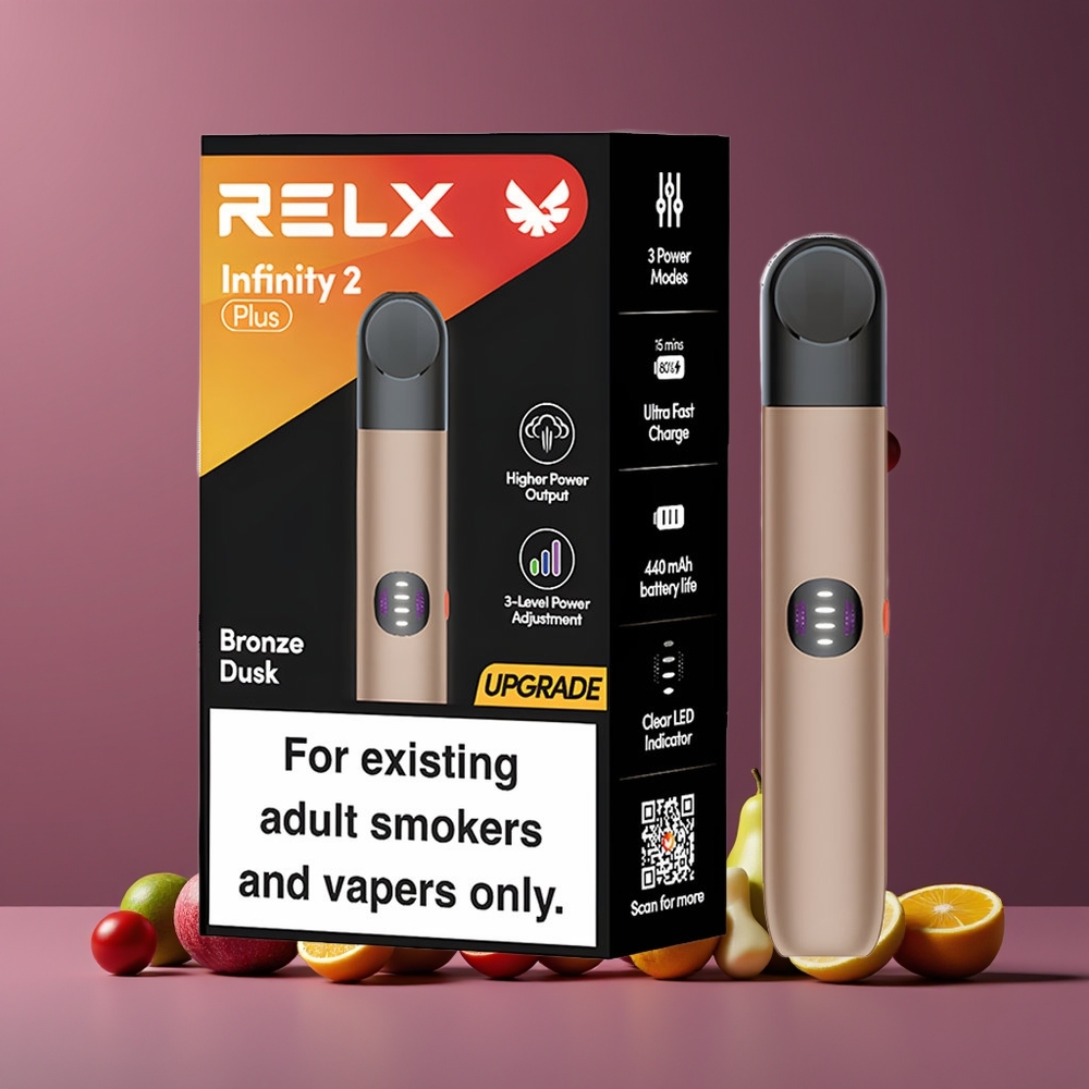 RELX Infinity 2 Plus Nagykereskedés Magyarország 10W Bronzvár