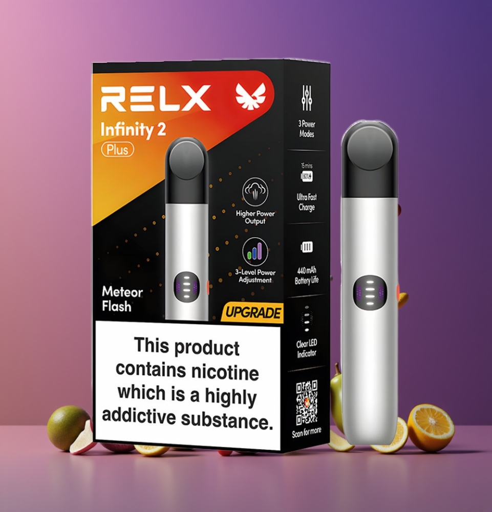 RELX Infinity 2 Plus Nagykereskedés Magyarország 10W Meteor Flash