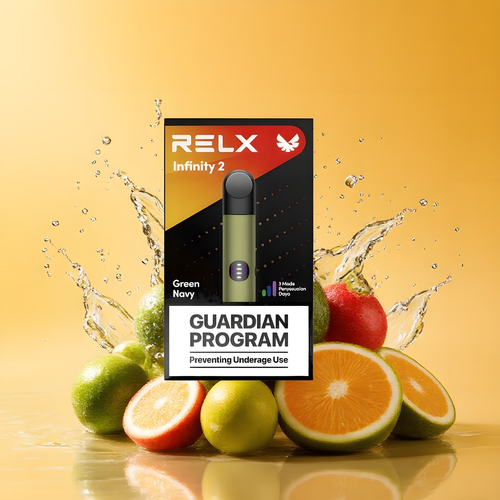 RELX Infinity 2 Nagykereskedés Magyarország USB Type-C Zöldhaditengerészeti Vape Eszköz