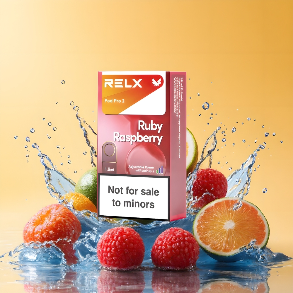 RELX Pod Pro 2 Nagykereskedés Magyarország 3% Kék Málna 1.9ml