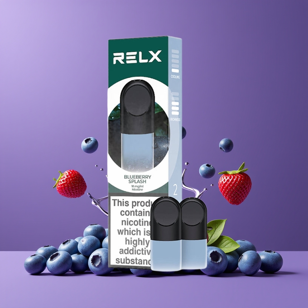 RELX Pod Pro Nagykereskedés Magyarország 1.9ml Kiváló Íz & Sima Élmény Áfonya Ízű