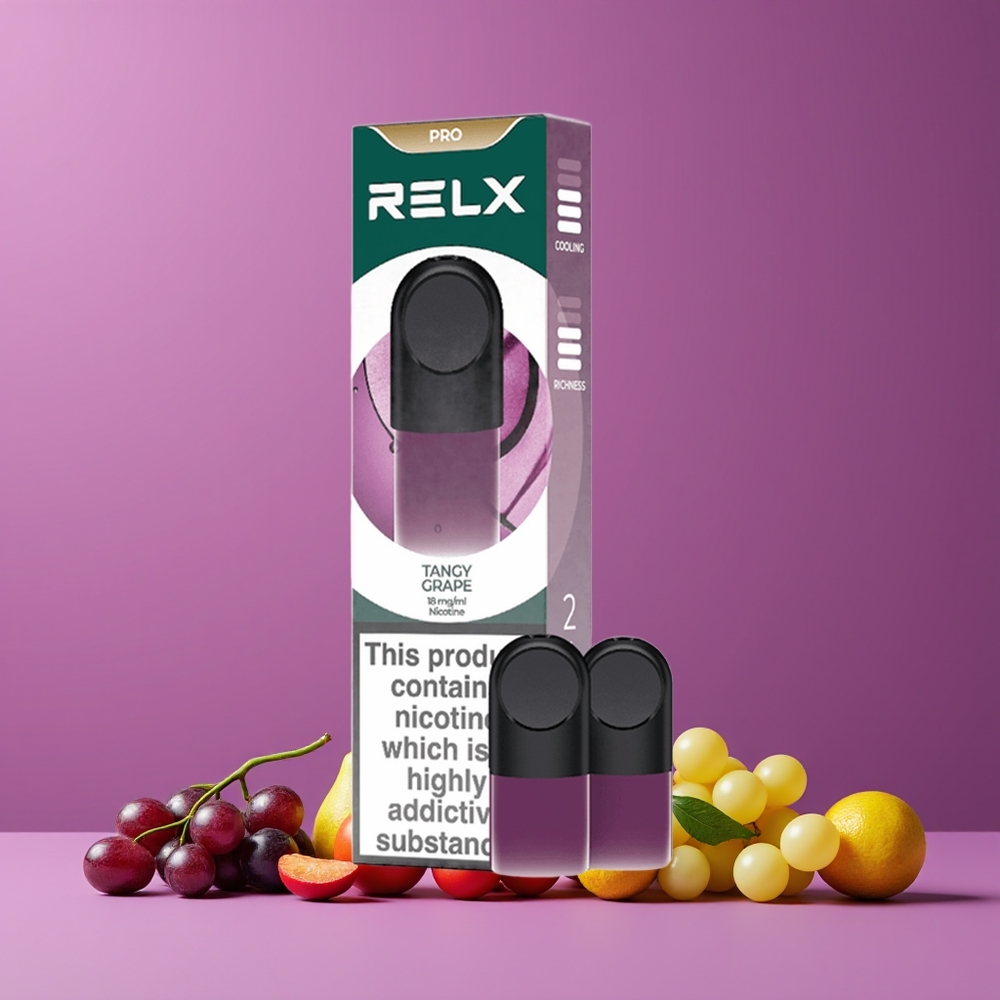 RELX Pod Pro Nagykereskedés Magyarország Ízletes Sötétlila 1.9 ml