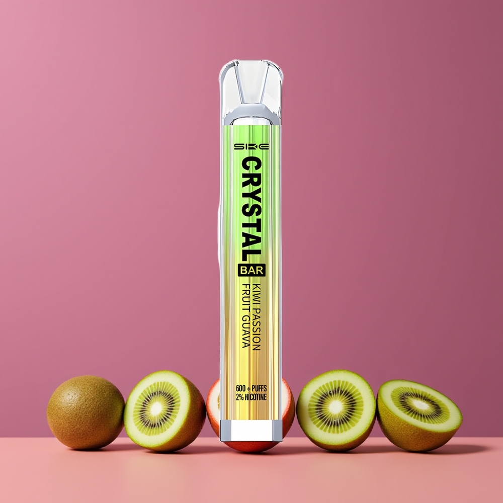 SKE Crystal Bar 600 Eldobható E-szigetelő Nagykereskedés Magyarország Kiwi Passiógyümölcs Guava