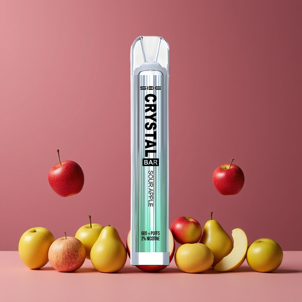 SKE Crystal Bar 600 Eldobható Vape Savanyú Alma Nagykereskedés Magyarország 2.0ml