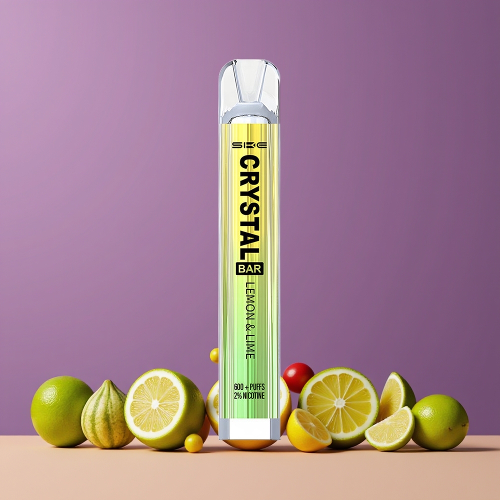 SKE Crystal Bar 600 Elszívható Vape Citrom & Lime Nagykereskedés Magyarország 2% Nikotin