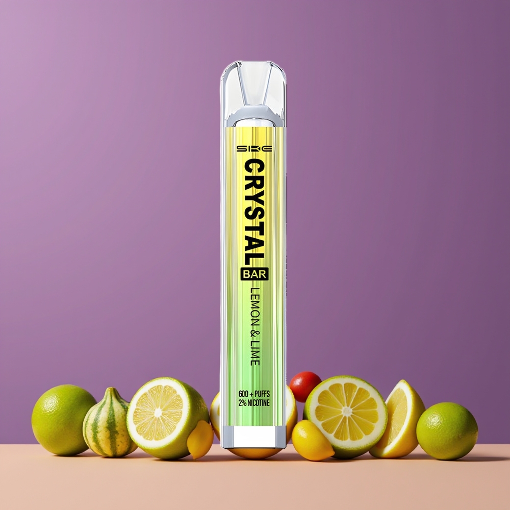 SKE Crystal Bar 600 Nagykereskedés Magyarország Citrom és Lime 2.0ml Mesh Coil