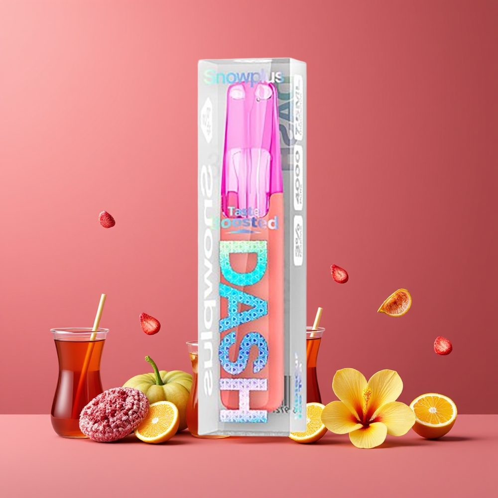 Snowplus Dash 4000 Puffs 7.5 ml Nagykereskedés Magyarország Hibiscus Jégtea