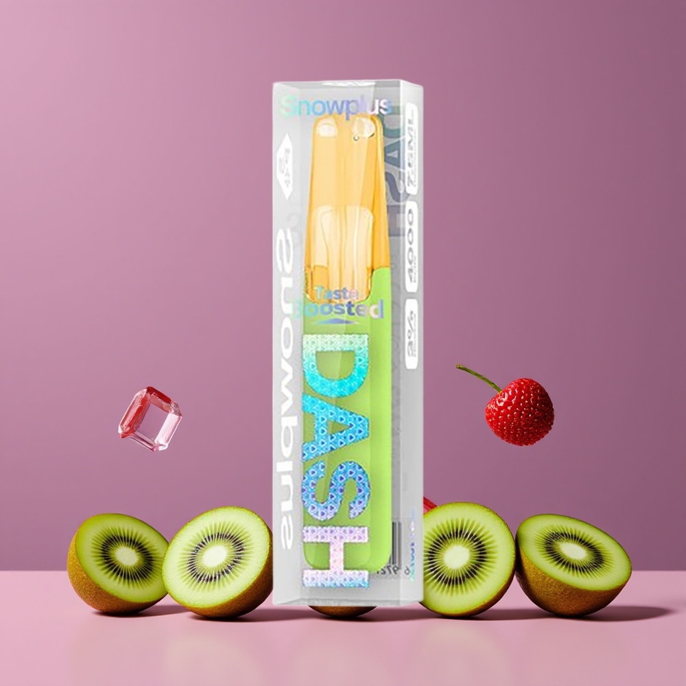 Snowplus Dash 4000 Puffs Eldobható Készülék Kiboccsantás 7,5 ml Nagykereskedés Magyarország Kiwi Jég