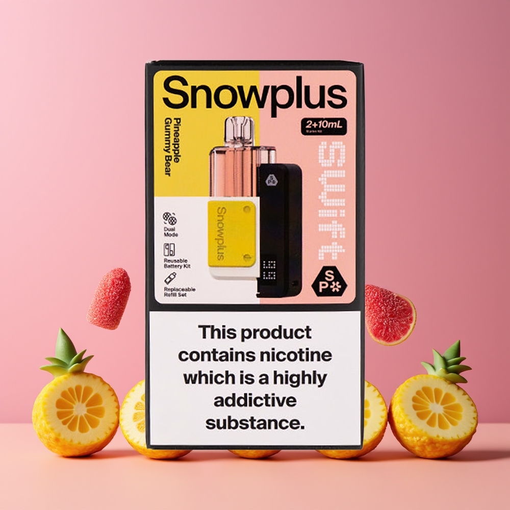 Snowplus Swift 5000 Puffs Dual Mesh Nagykereskedés Magyarország Ananászos Gumicukor Medve