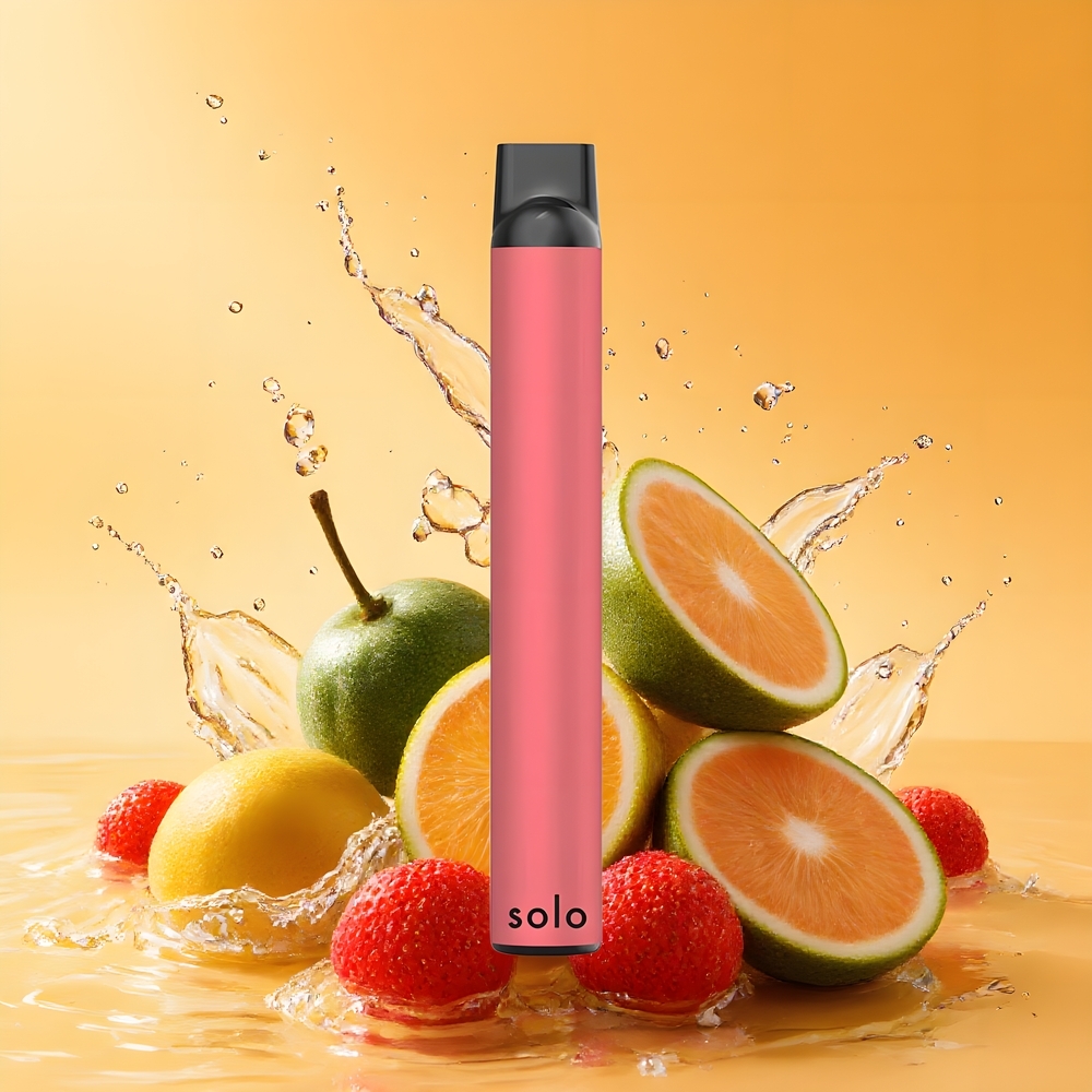Solo 1000 Puffs Eldobható E-pipa Eper Guava Nagykereskedés Magyarország Mesh Coil