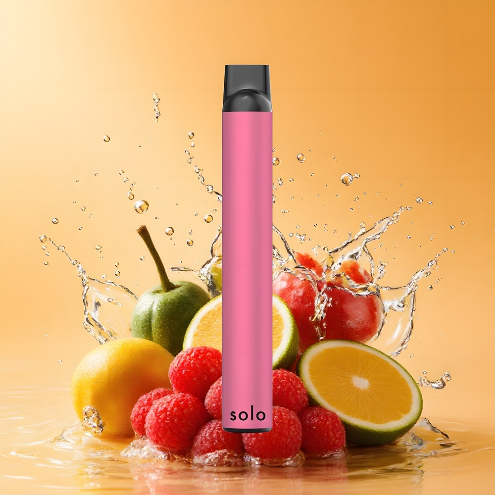 Solo 1000 Puffs Eldobható Vape Savanyú Málna Nagykereskedés Magyarország Mesh