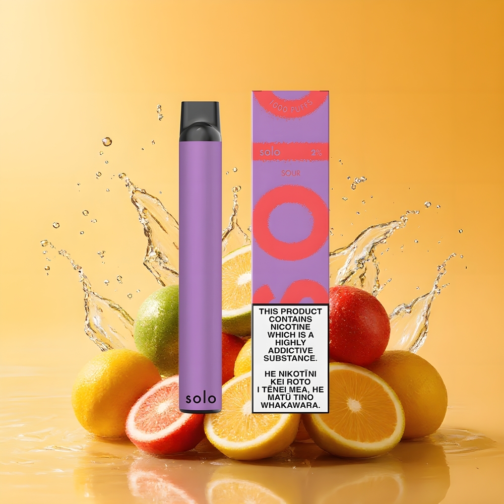Solo 1000 Puffs Eldobható Vape Savanyú Mesh Nagykereskedés Magyarország