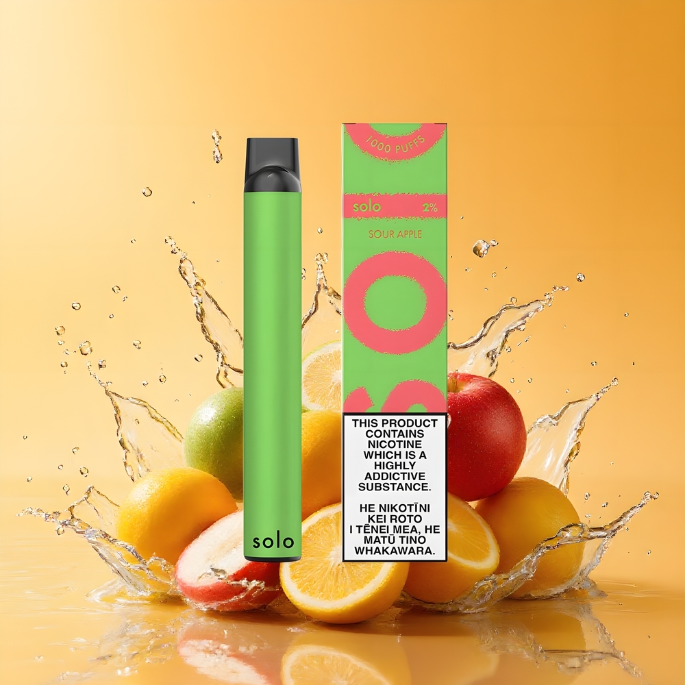 Solo 1000 Puffs Elszívható Vape Savanyú Alma Mesh Nagykereskedés Magyarország