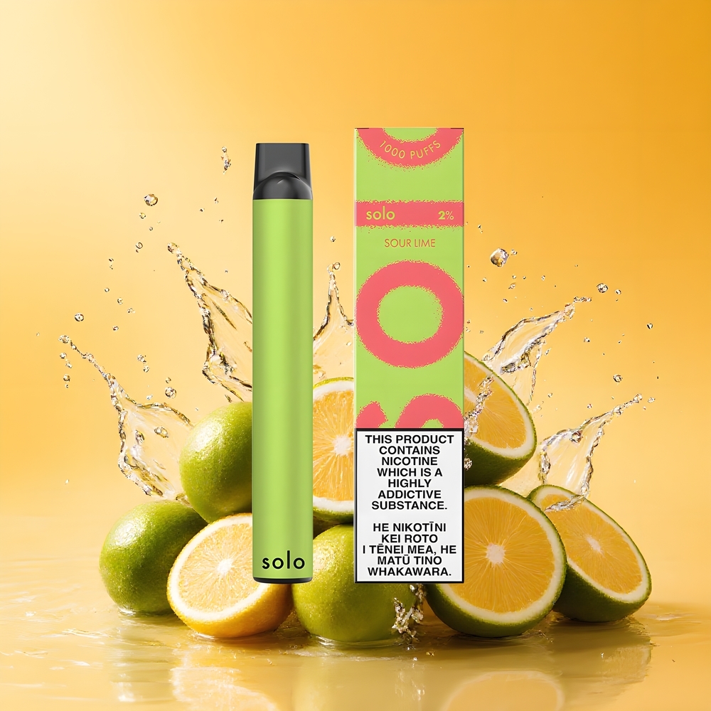 Solo 1000 Puffs Elszívható Vape Savanyú Citrom Nagykereskedés Magyarország Mesh Coil