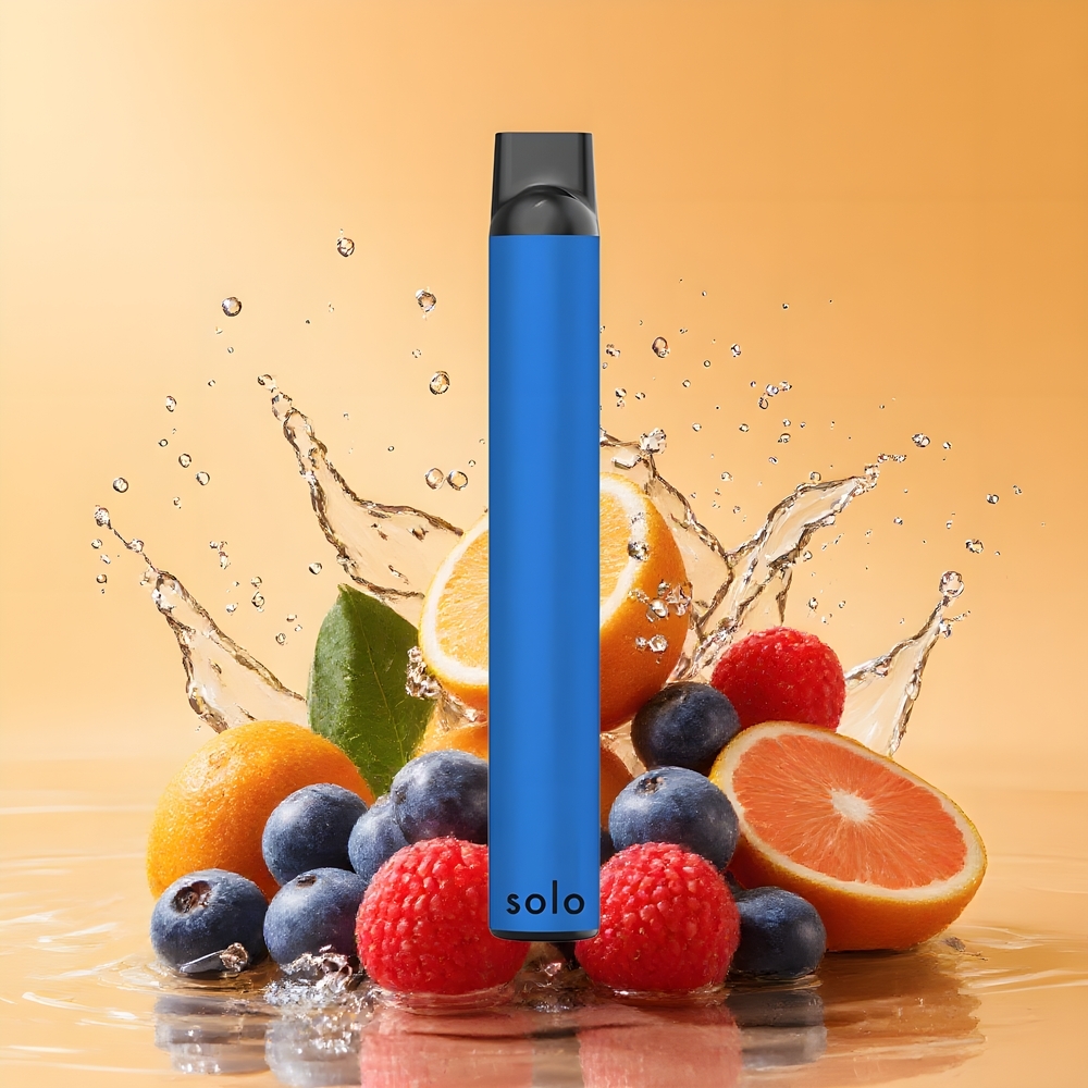 Solo 1000 Puffs Mesh Eldobható vape Áfonya Málna Nagykereskedés Magyarország
