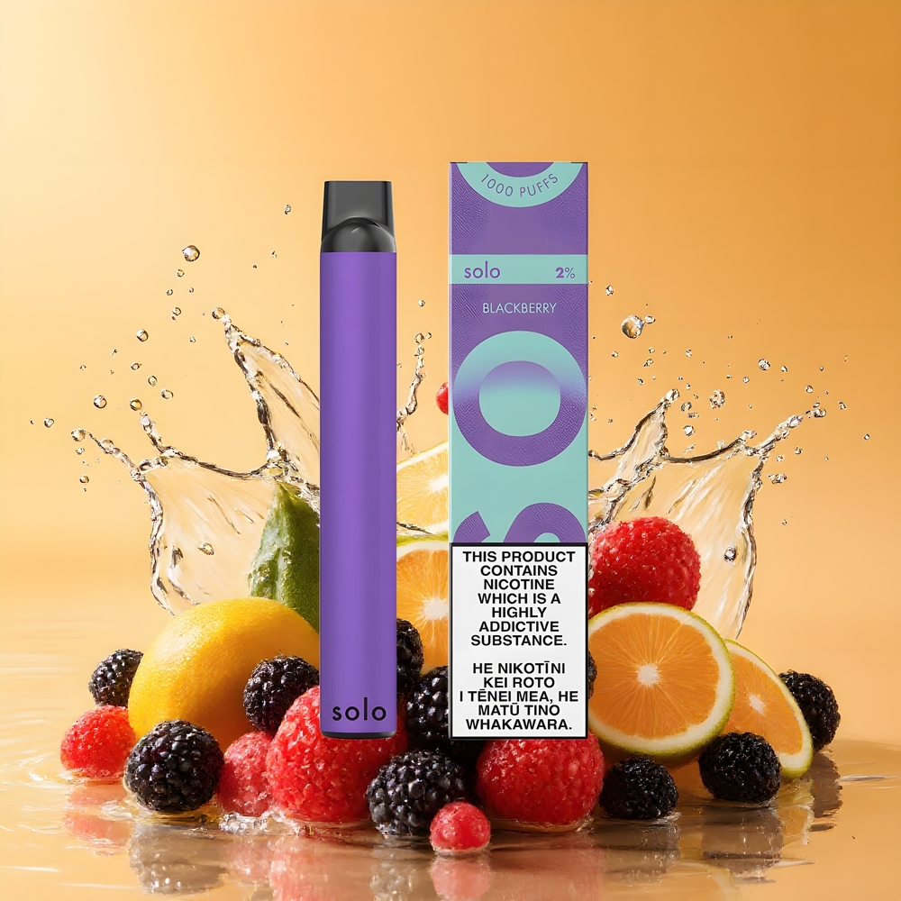 Solo 1000 Puffs Mesh Nagykereskedés Magyarország Eledobozos Vape Feketeribizli