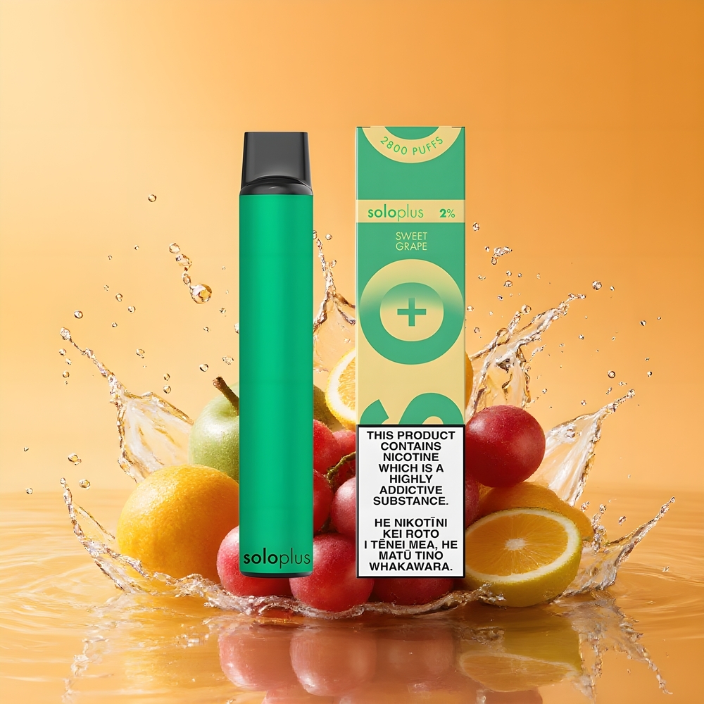 Solo Plus 2800 Puff Mesh Coil Eldobható Vape Édes Szőlő Nagykereskedés Magyarország