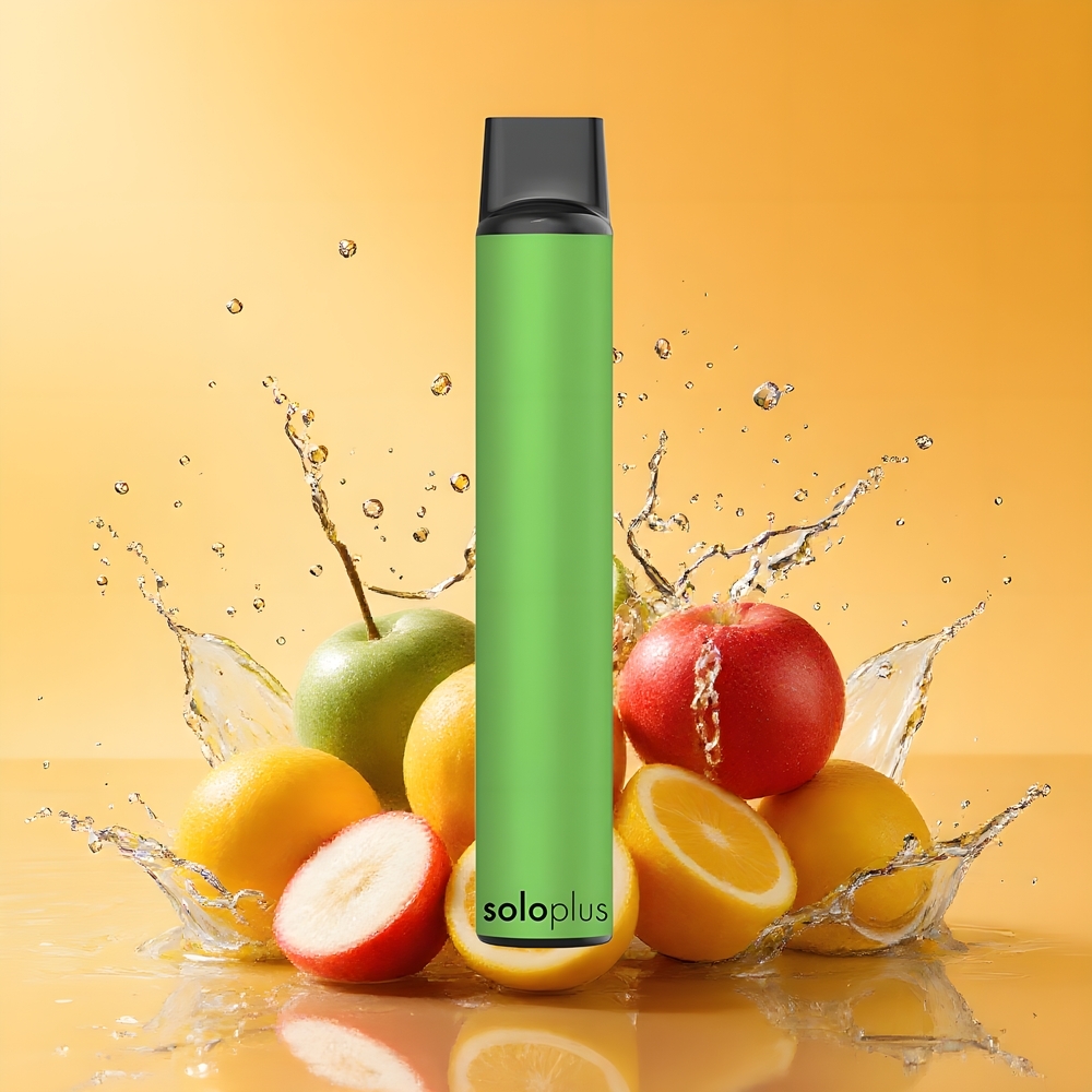 Solo Plus 2800 Puffs Mesh Coil Eldobható Vape Savanyú Alma Nagykereskedés Magyarország