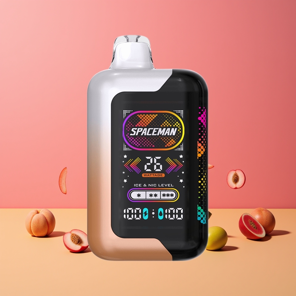 SPACEMAN SP40000 Eldobható Vape 1000mAh Feltöltés Ízes Sárgabarack Görögdinnye Nagykereskedés Magyarország