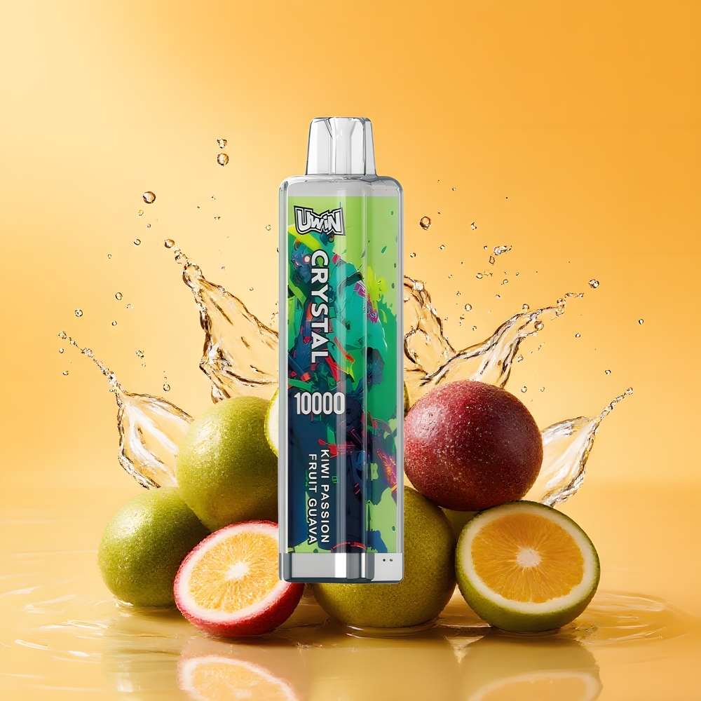 Uwin Crystal 10000 Puffs Eldobható E-vape Kivi Sárgadinnye Guava Nagykereskedés Magyarország