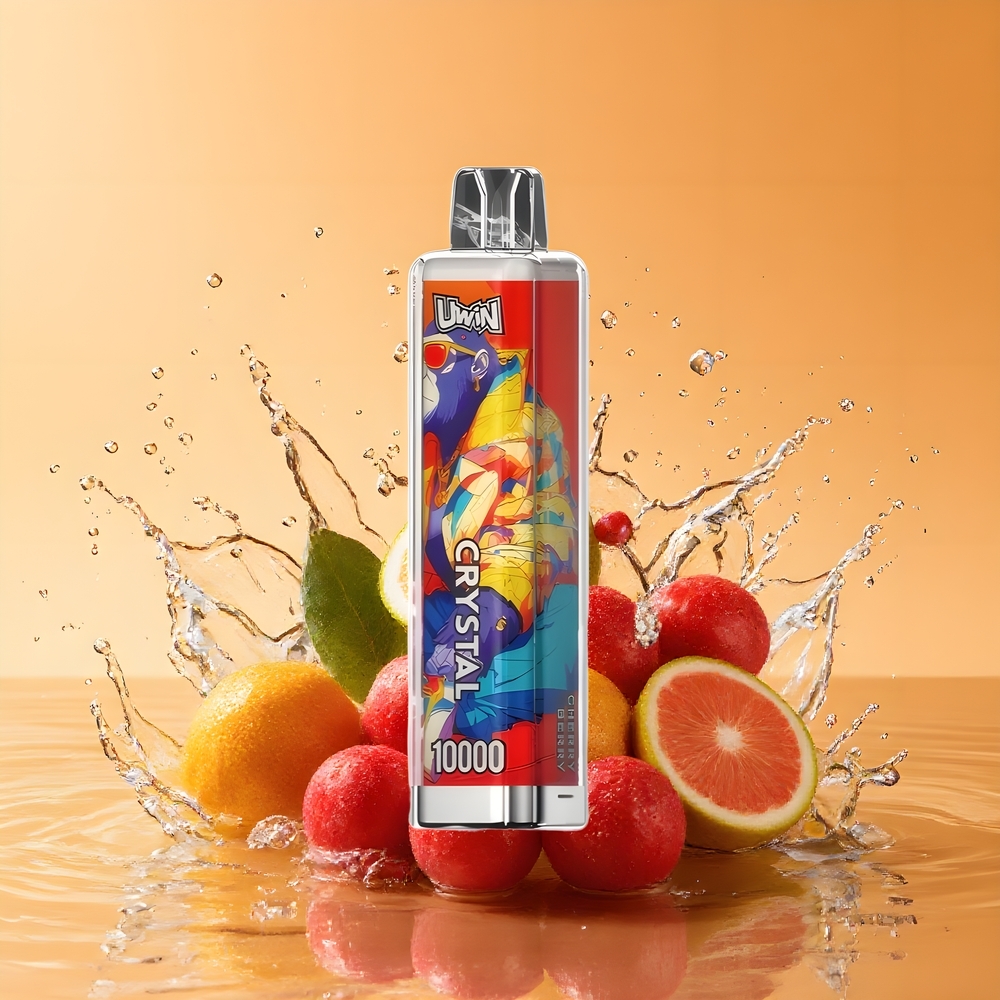 Uwin Crystal 10000 Puffs Nagykereskedés Magyarország Cseresznye-Bogyó Eldobható Vape