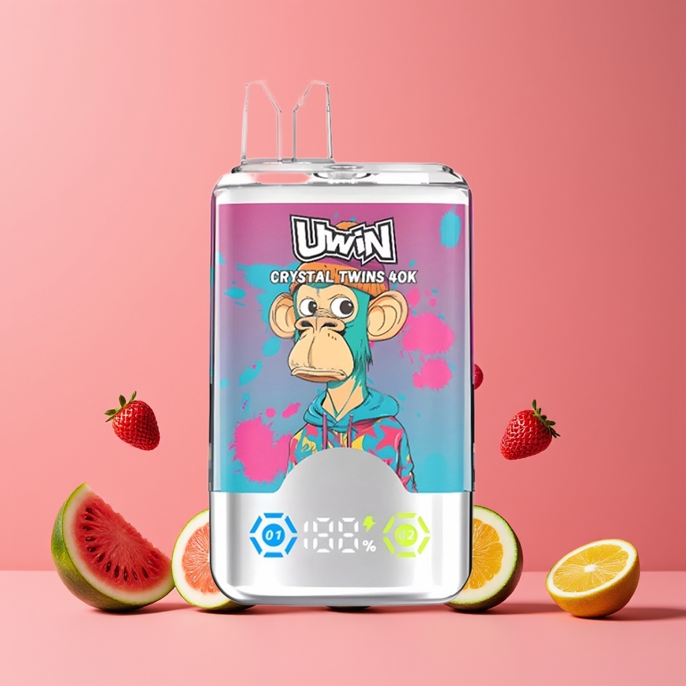 Uwin Crystal Twins 40000 Puff Két Íz Nagykereskedés Magyarország Görögdinnye Jég Vegyes Bogyók