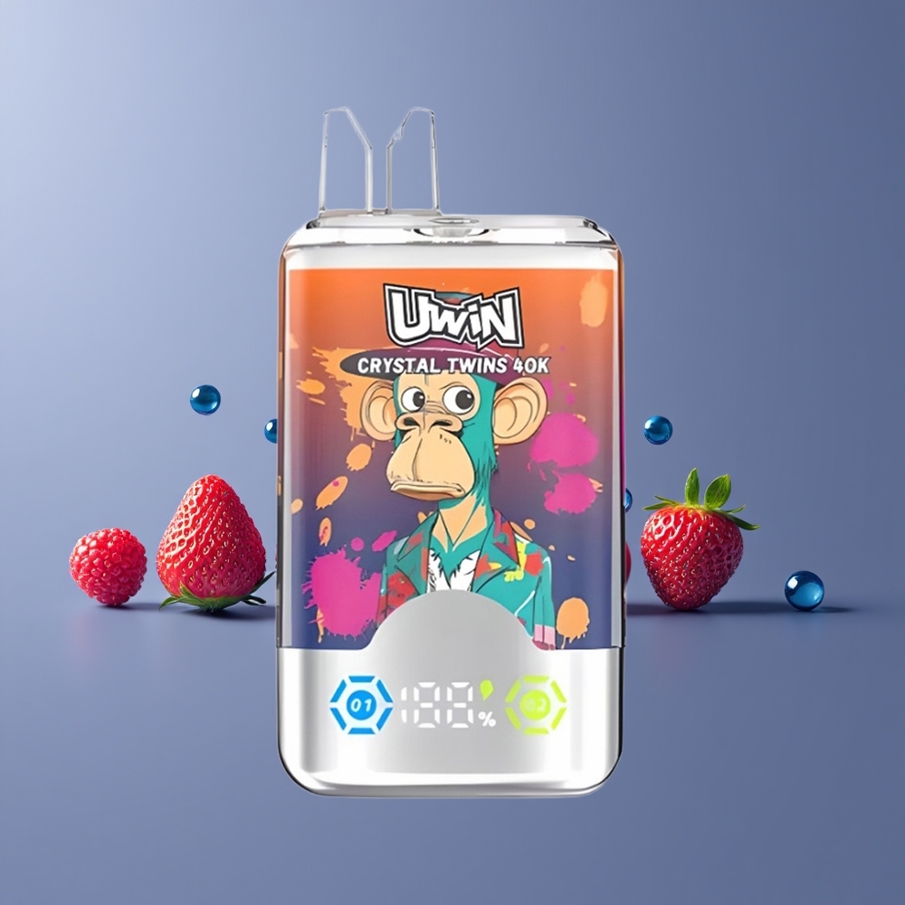 Uwin Crystal Twins 40000 Puffs Nagykereskedés Magyarország Kettős Íz 32ml Eper Málna Cseresznye Mr Blue