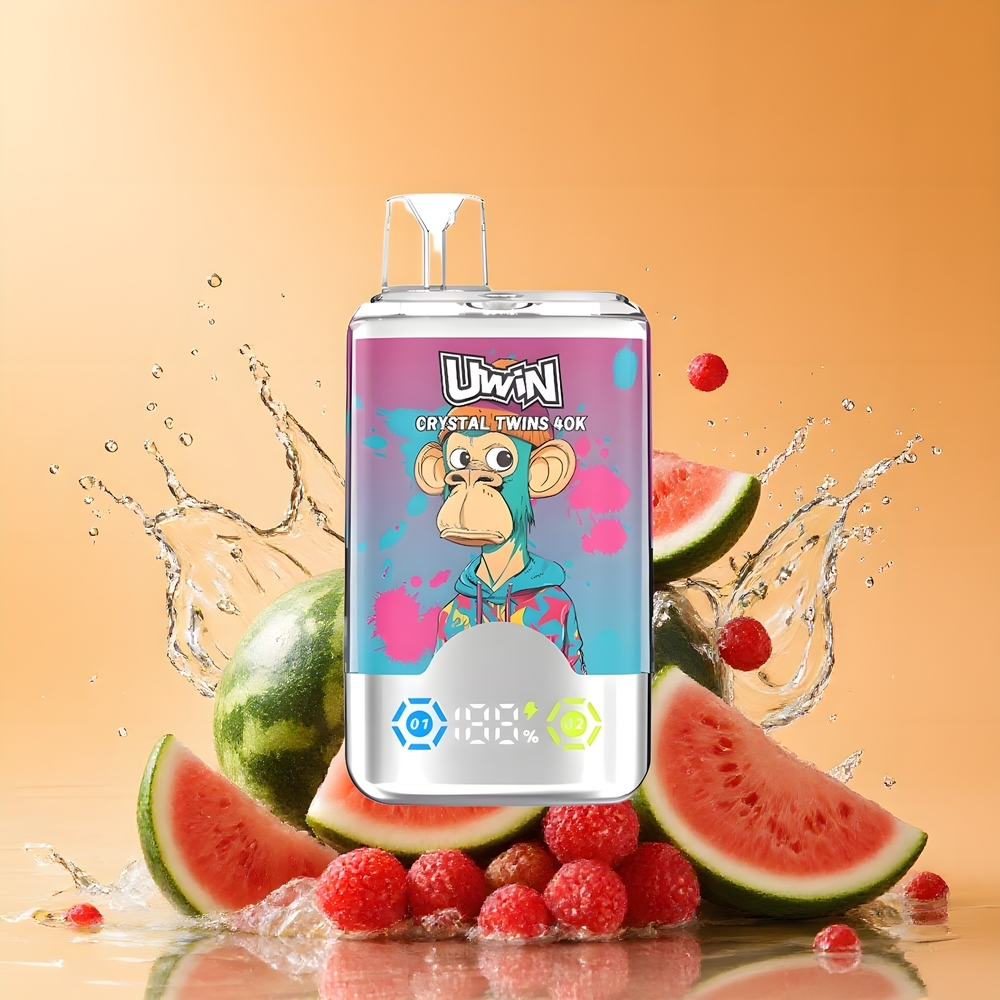 Uwin Crystal Twins 40000 Puffs Nagykereskedés Magyarország Kettős Íz Görögdinnye Jég Vegyes Bogyók