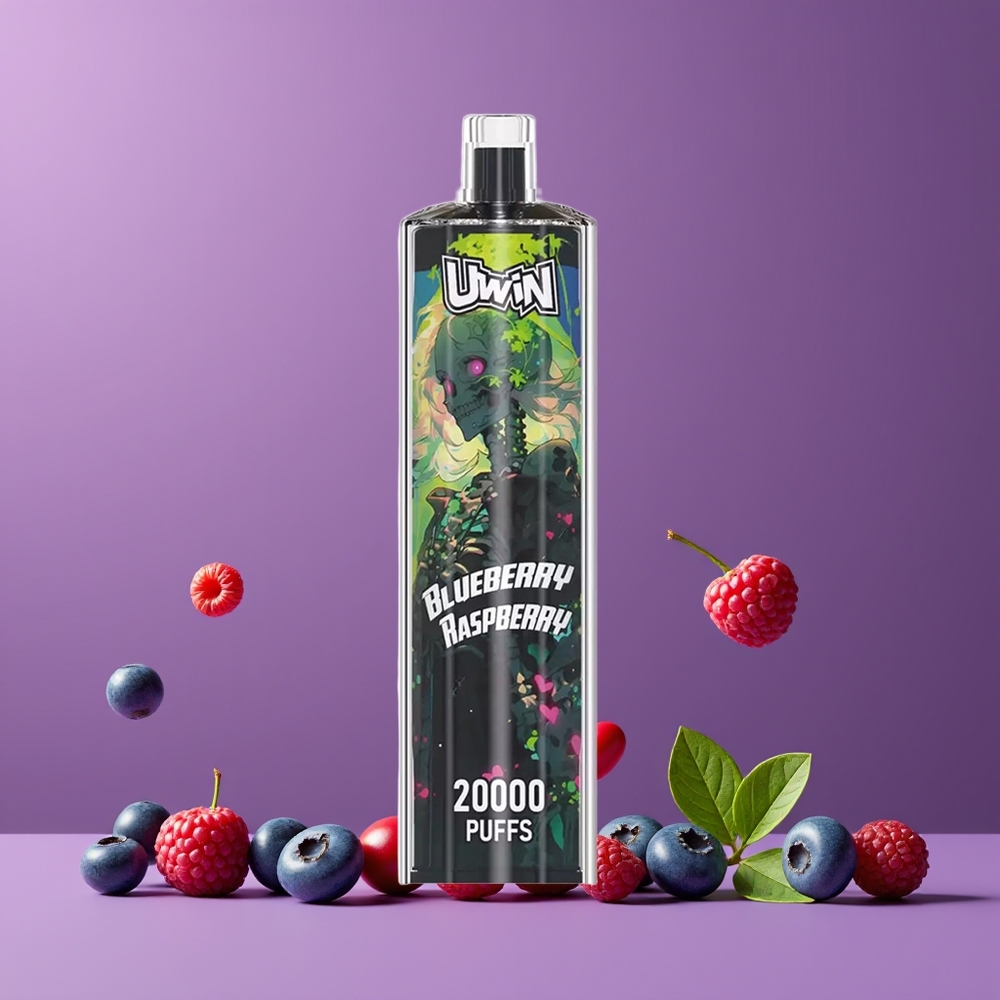 Uwin Shisha Hookah Crystal 20000 Puffs Áfonya Málna Nagykereskedés Magyarország DTL Mesh Coil