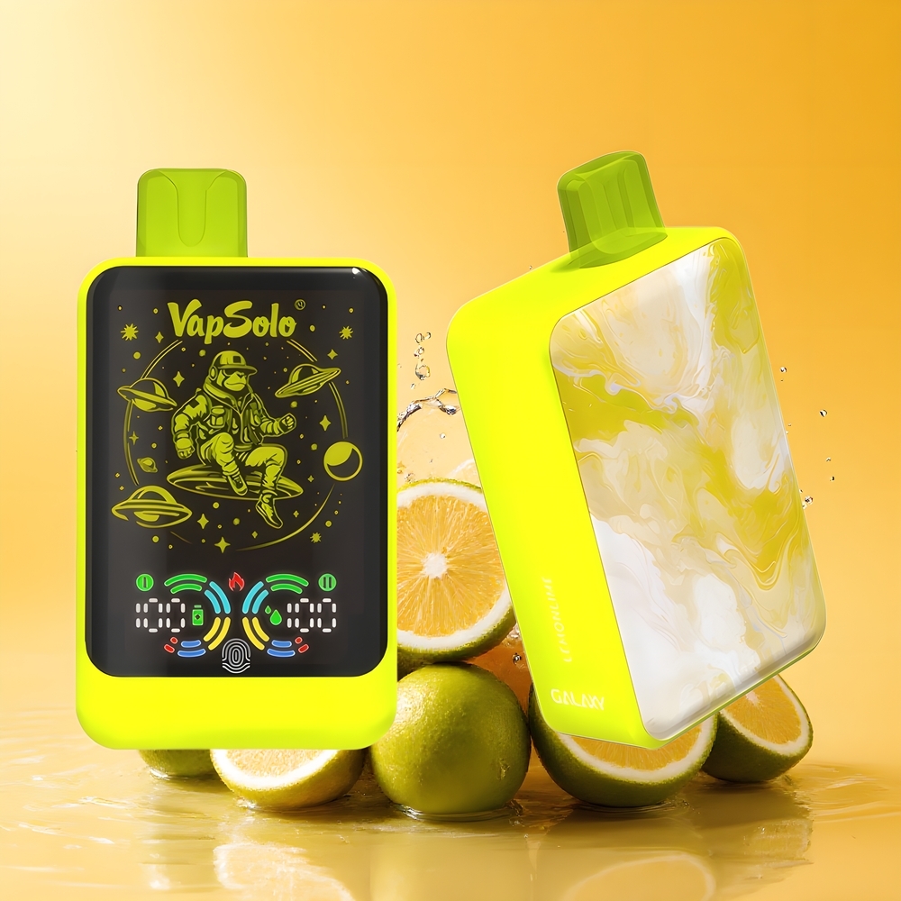 VapSolo GALAXY 30000 Puff Eldobható E-Cigi Citrom Lime Nagykereskedés Magyarország 850mAh