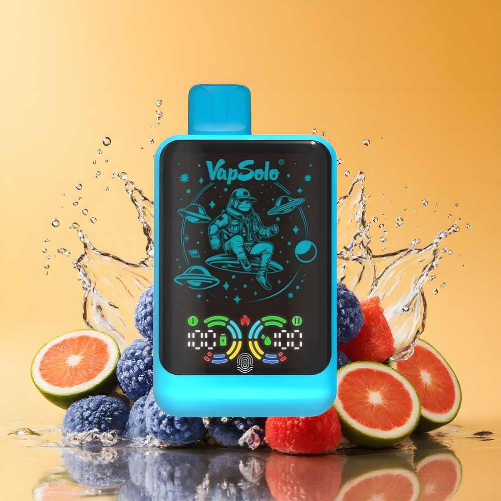 VapSolo GALAXY 30000 Puff Eldobható E-cigaretta Kék Áfonya Nagykereskedés Magyarország 850mAh
