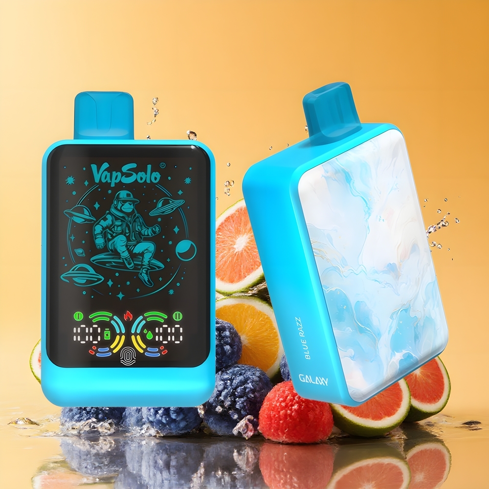 VapSolo GALAXY 30000 Puff Eldobható E-cigaretta Kék Áfonya Nagykereskedés Magyarország 850mAh