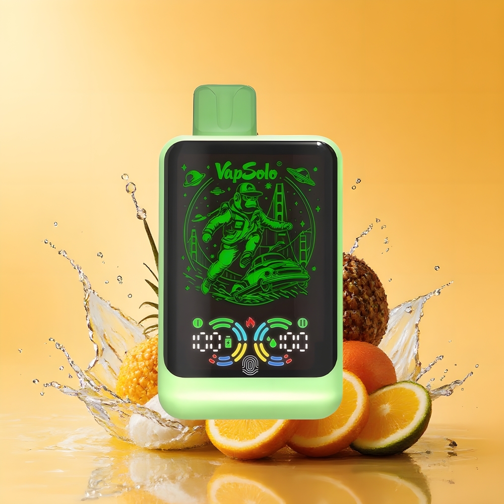 VapSolo GALAXY 30000 Puff Nagykereskedés Magyarország Eldobható E-vapor Ananász-Kókusz