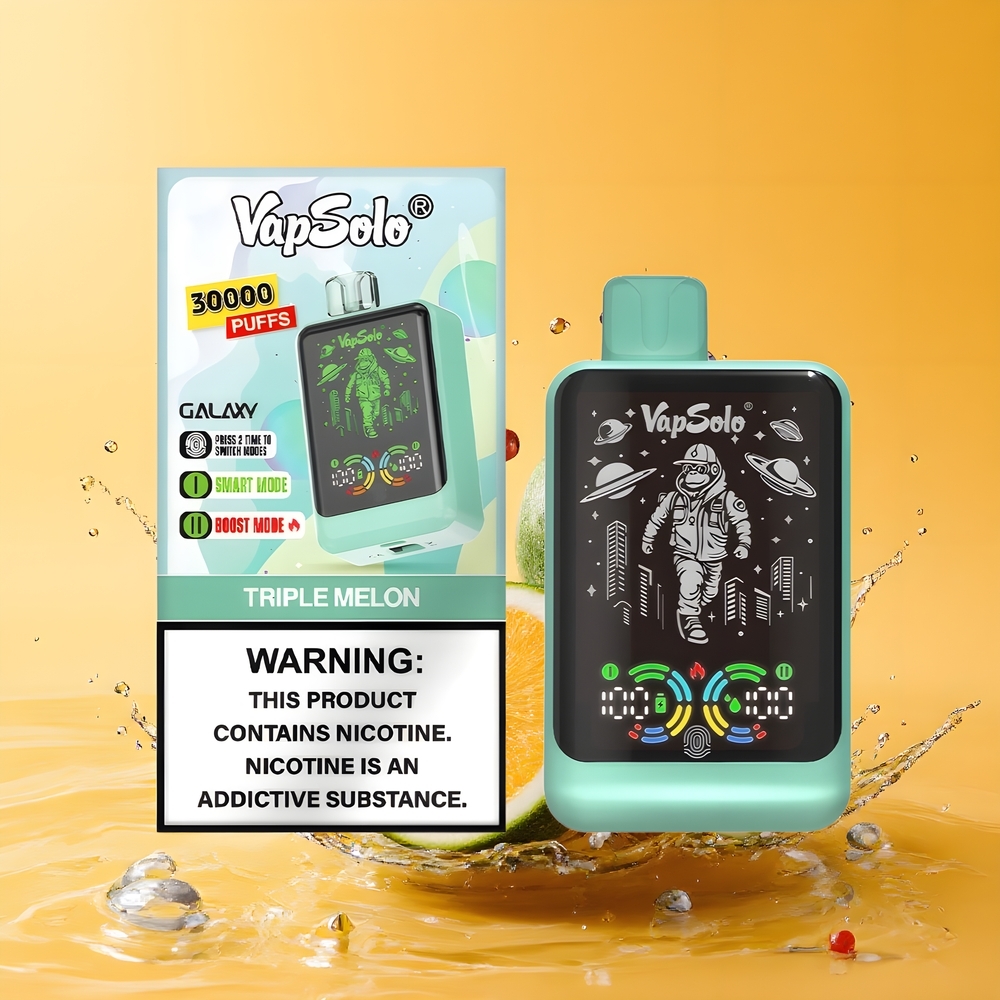 VapSolo GALAXY 30000 Puff Nagykereskedés Magyarország Hármas Sárgadinnye Típus-C