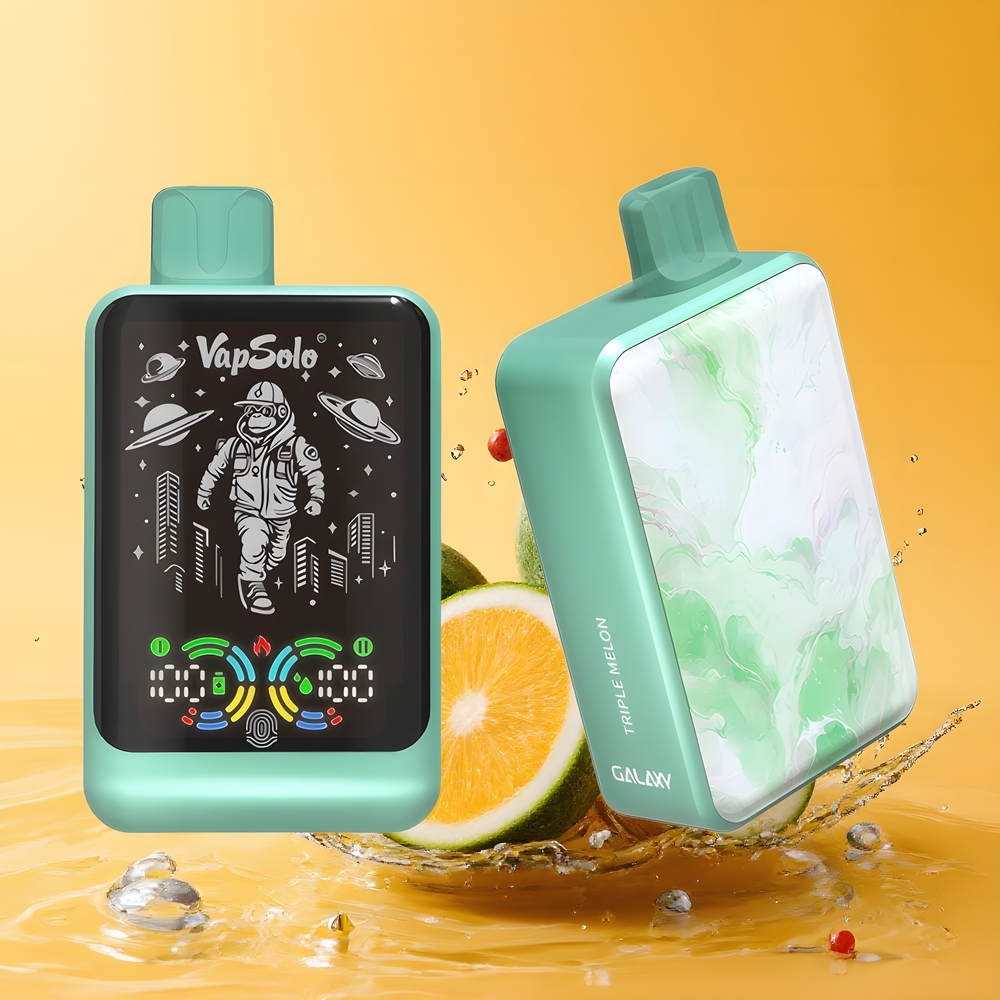 VapSolo GALAXY 30000 Puff Nagykereskedés Magyarország Hármas Sárgadinnye Típus-C