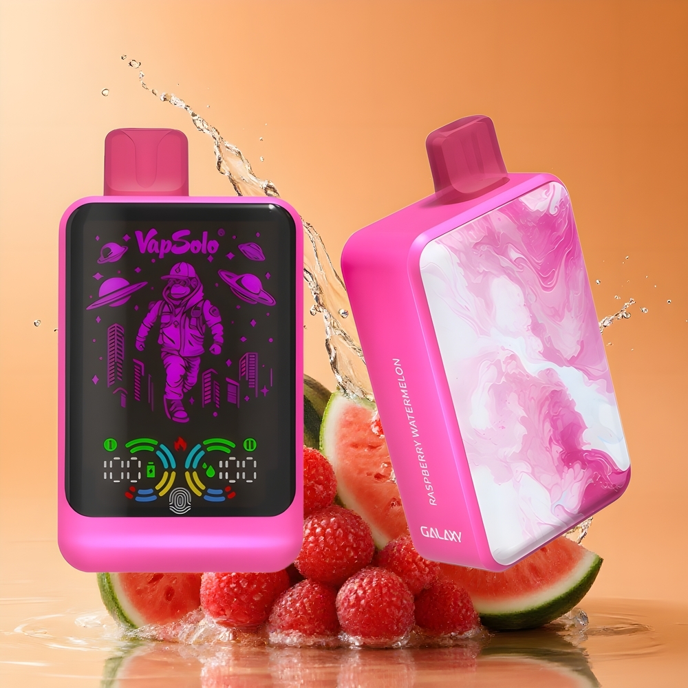VapSolo GALAXY 30000 Puffs Nagykereskedés Magyarország 850mAh Málna Görögdinnye