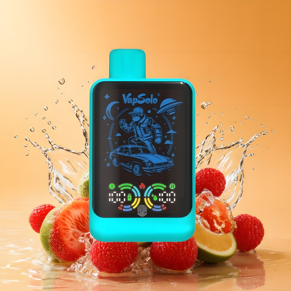 VapSolo GALAXY 30000 Puffs Nagykereskedés Magyarország Eper Málna Cseresznye Jég 40ml