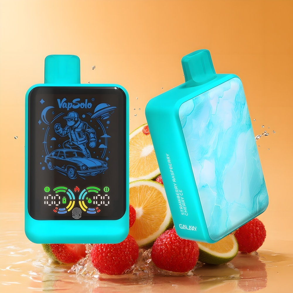 VapSolo GALAXY 30000 Puffs Nagykereskedés Magyarország Eper Málna Cseresznye Jég 40ml