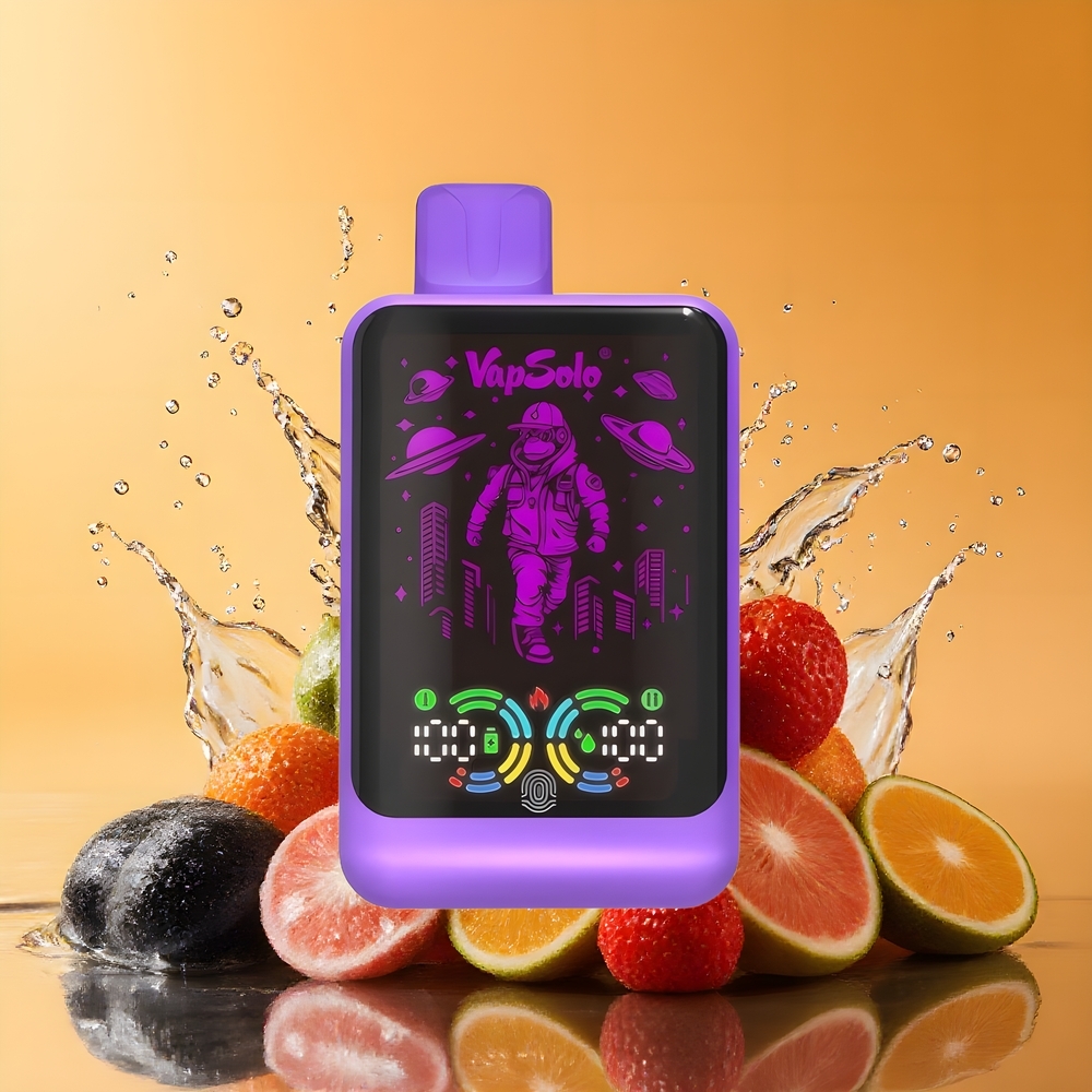VapSolo GALAXY 30000 Puffs Nagykereskedés Magyarország Fekete Jég Drágagyümölcs Eper 40ml