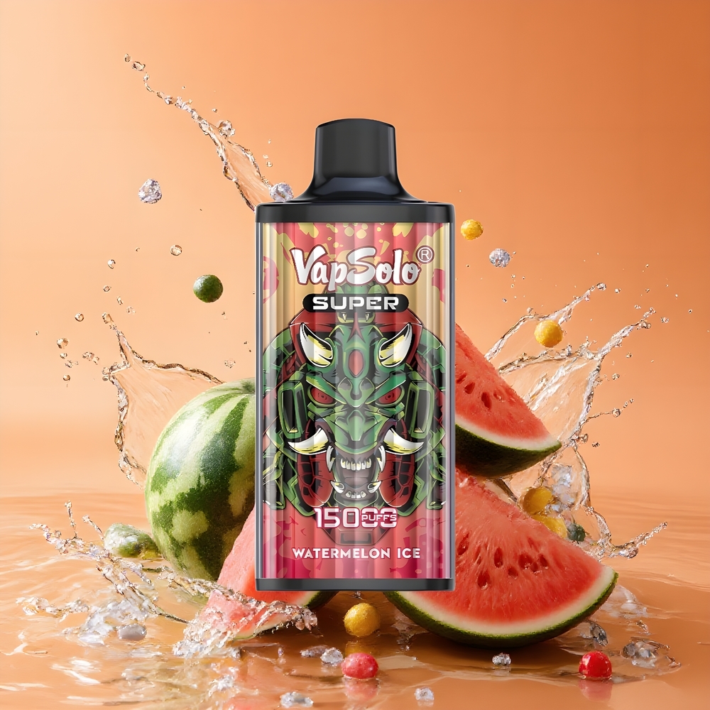 VapSolo Super 15000 Puff Nagykereskedés Magyarország Gőzölő Dinnye Jég 850mAh Mesh Coil