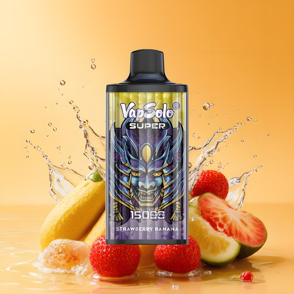 VapSolo Super 15000 Puffs 850mAh Epeper-1 Eper Banán Nagykereskedés Magyarország