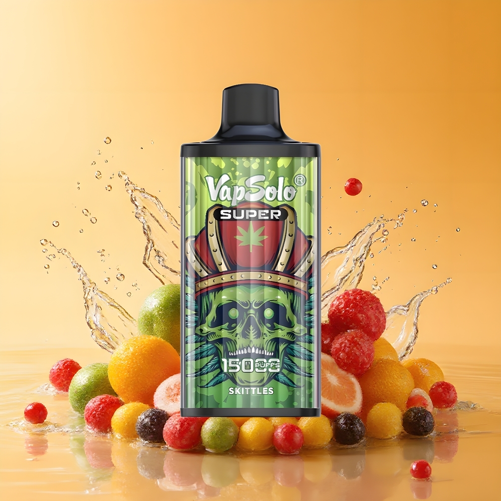 VapSolo Super 15000 Puffs Eldobható vape Skittles Típus-C Nagykereskedés Magyarország