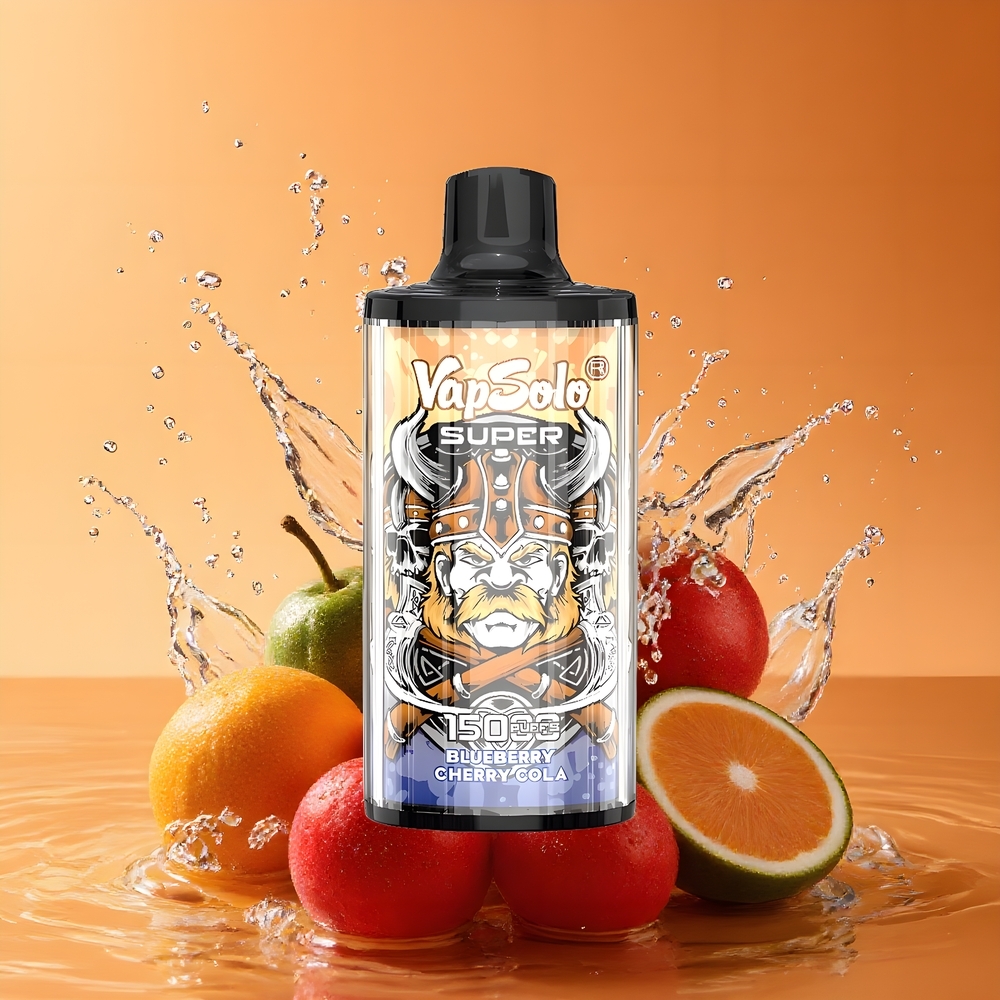 VapSolo Super 15000 Puffs Elszívható Vape Cseresznyes Kóla Nagykereskedés Magyarország 850mAh Mesh Coil