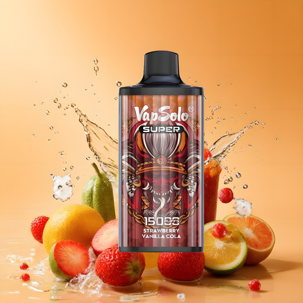 VapSolo Super 15000 Puffs Epefagyasztó Vanília Kóla Nagykereskedés Magyarország 40ml