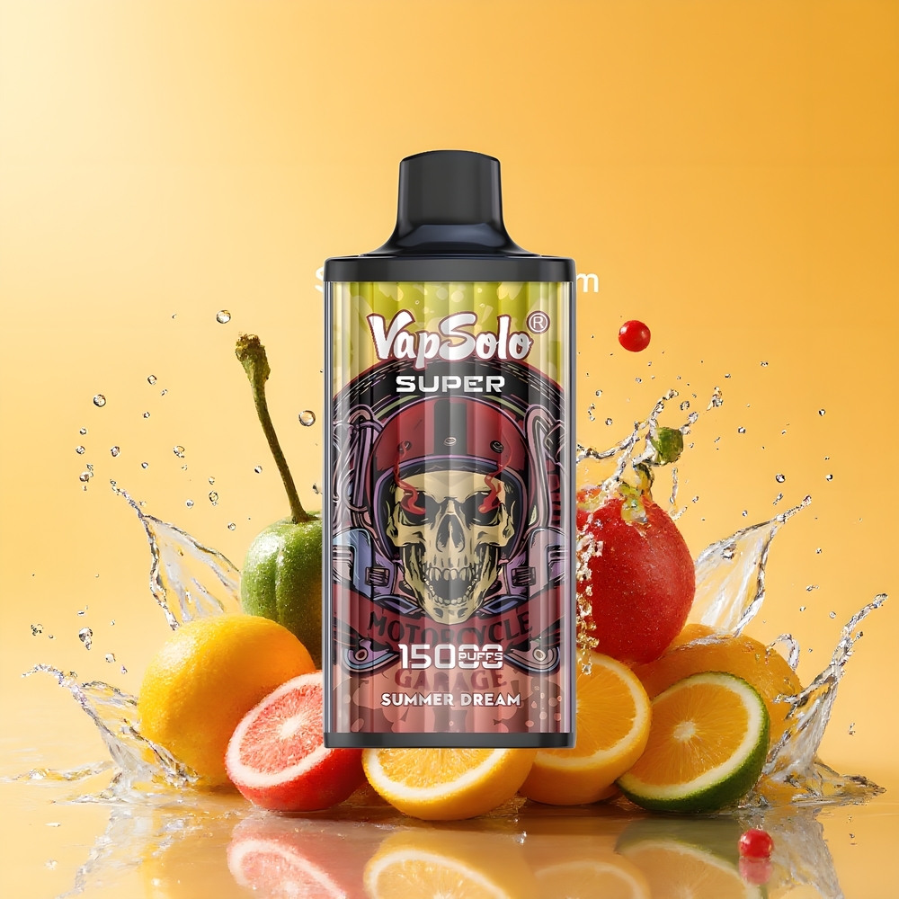 VapSolo Super 15000 Puffs Nagykereskedés Magyarország 850mAh Mesh Type-C Nyári Álom