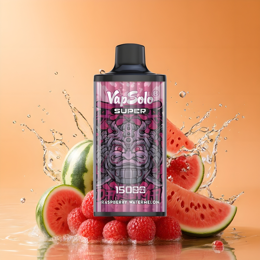 VapSolo Super 15000 Puffs Nagykereskedés Magyarország Málna-Görögdinnye Eldobható Vape